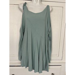 Free People Size S Clear Skies Cold Shoulder Tunic Top